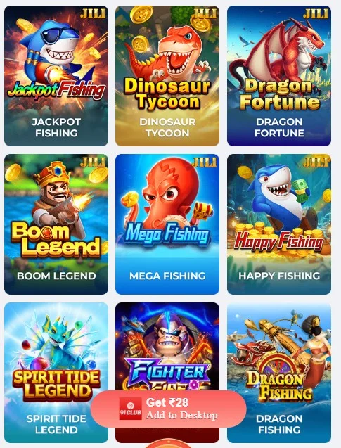 fishing games